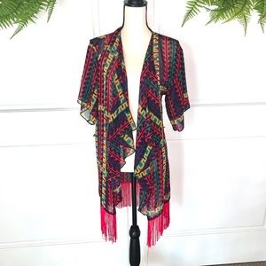 LulaRoe  Fringe Kimono